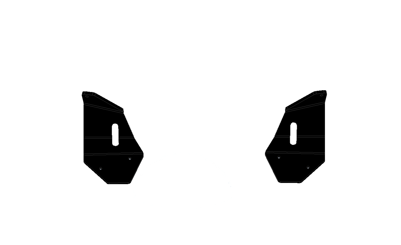 Комплект защиты зад. рычагов, пластик. защиты PSP_X8/X10 NEW