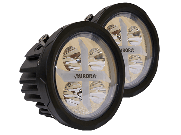 Светодиодная фара Aurora (к-кт) дальний ALO-R4T3-P+ RGB