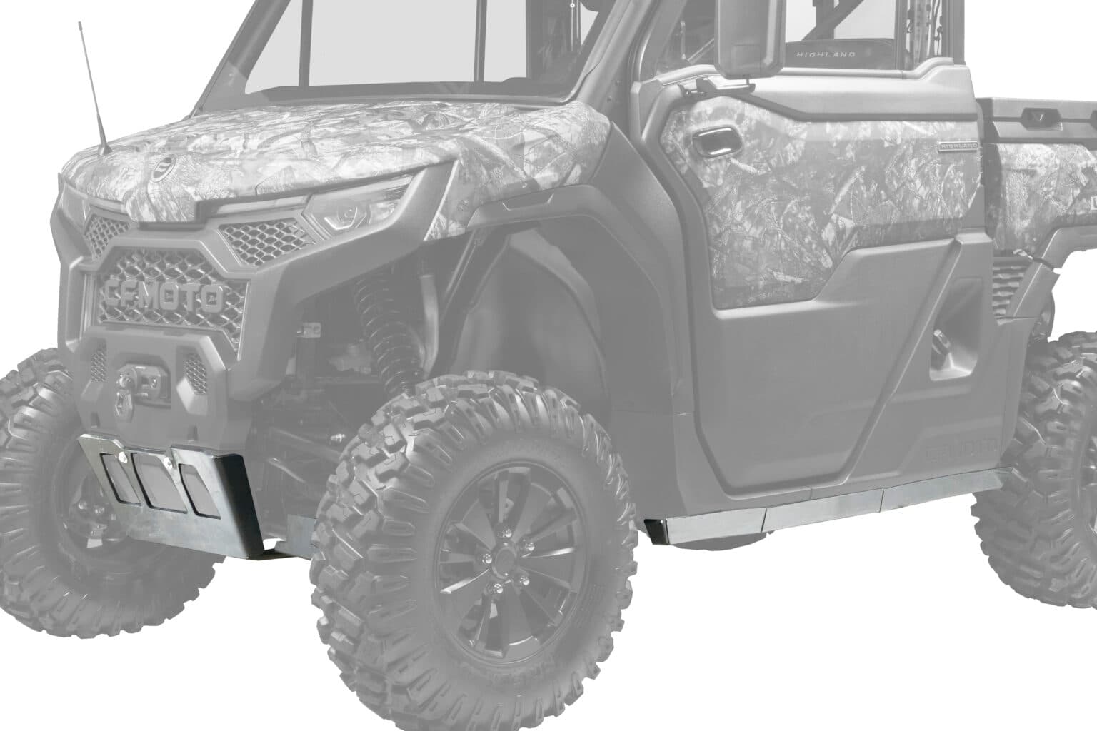Комплект защиты днища комбинированная (алюминий/пластик) для CFMOTO UFORCE U10 PRO EPS Highland