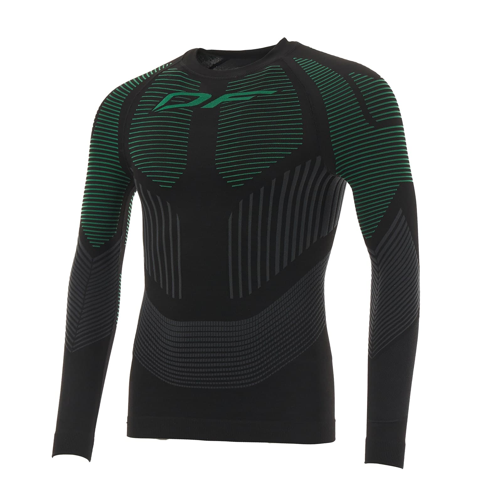 Термофутболка DF 3DTHERMO Green с длинным рукавом