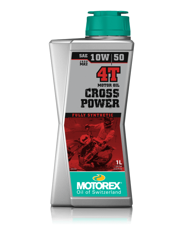MOTOREX Масло моторное CROSS POWER 4T SAE 10W/50 JASO MA2 1 л